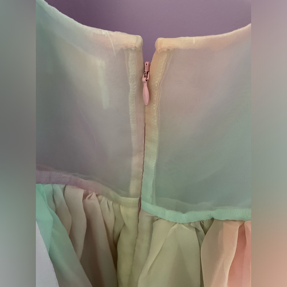 Selkie The Rainbow French Puff Dress (Large) - Picture 7 of 10